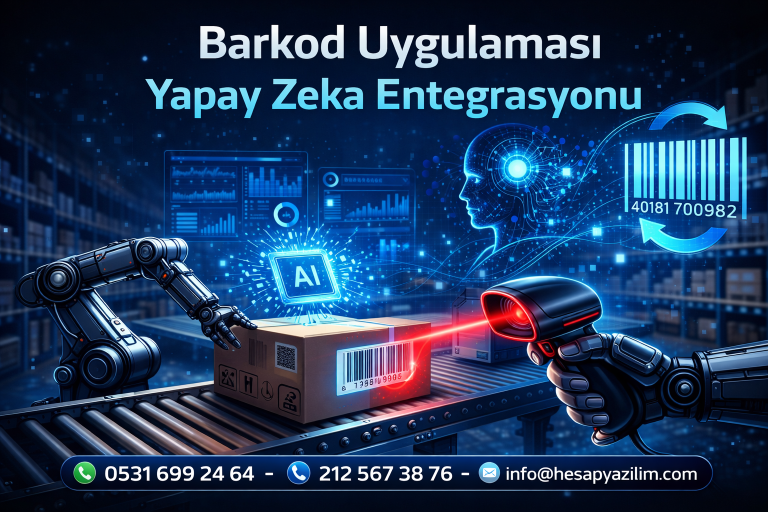 barkod uygulaması yapay zeka entegrasyonu
